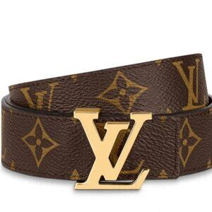 Louis Vuitton Belt with Gold Buckle size 100/40